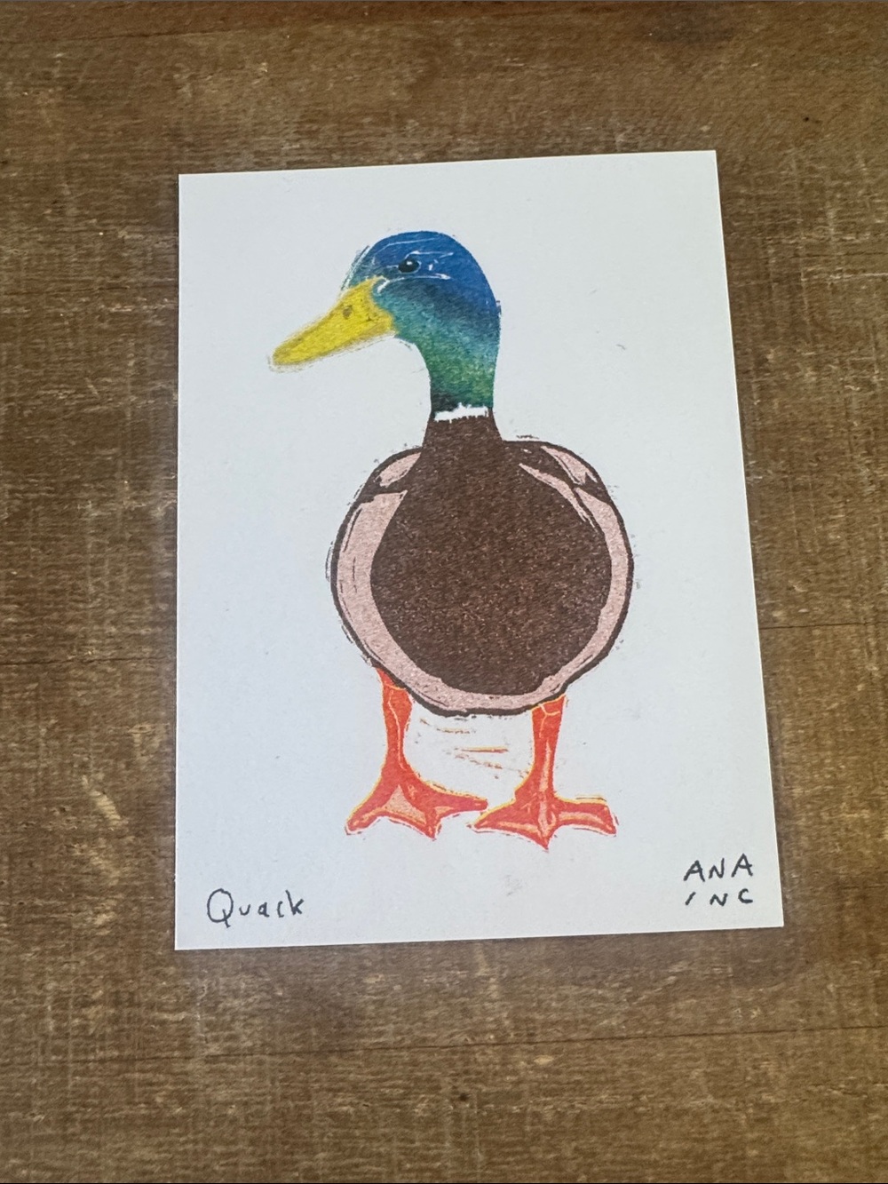 Inciardi - CUSTOM - RARE - Quack - Mini Print